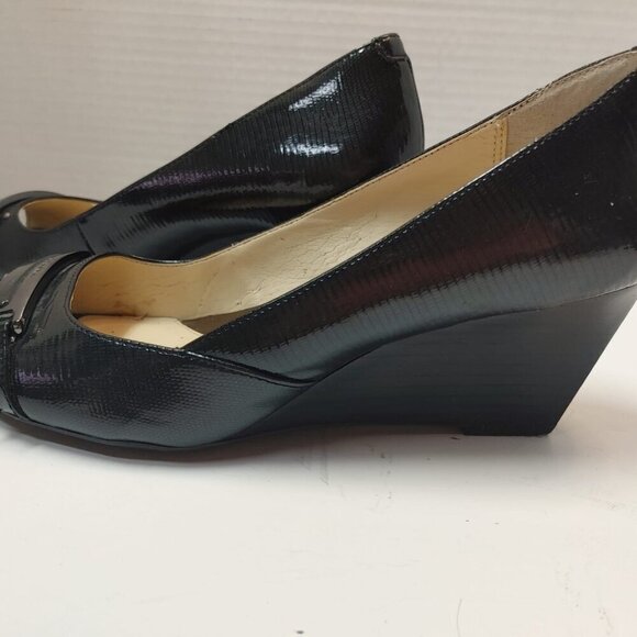 Calving Klein Sera Peep Toe Wedge - Picture 3 of 10